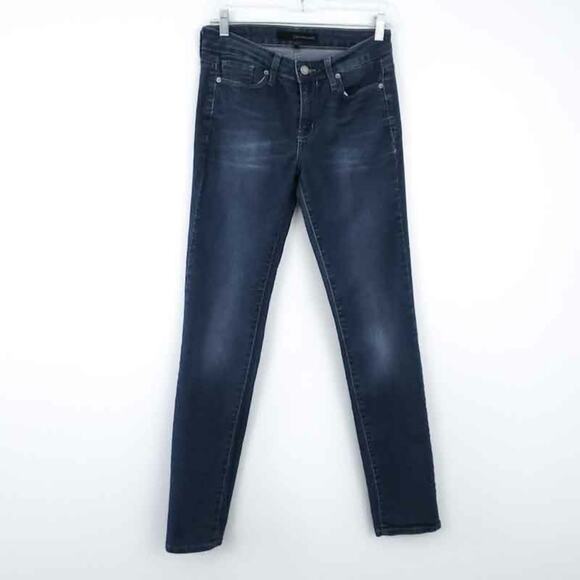 Calvin Klein Jeans Skinny Size 6, Blue Jeans Women Stretch Dark Wash Pants - Picture 1 of 5